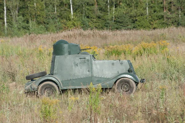 2018年8月25日 苏联旧式轻型装甲战车 Soviet Old Light Armored Car Ww2 Period Fai — 图库照片