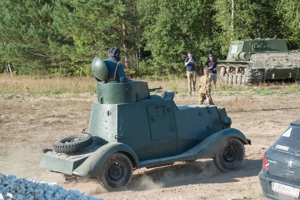 Tschernogolowka Gebiet Moskau Russland August 2018 Sowjetischer Leichter Panzerwagen Fai — Stockfoto