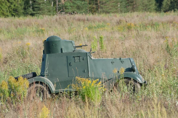 Tchernogolovka Région Moscou Russie Août 2018 Voiture Blindée Légère Soviétique — Photo