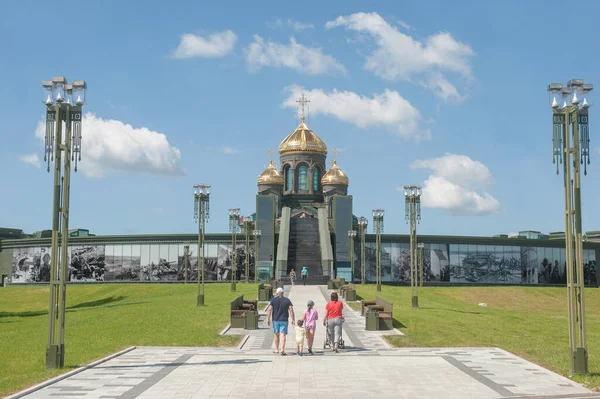 Kubinka Moscow Region Russia Juni 2020 Weg Naar Nieuwe Hoofdkerk — Stockfoto