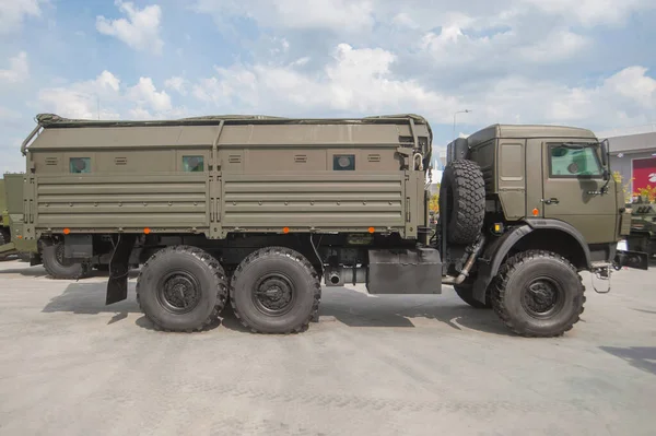 Movimiento Militar Alabino Moscow Oblast Rusia Agosto 2017 Camión Blindado — Foto de Stock