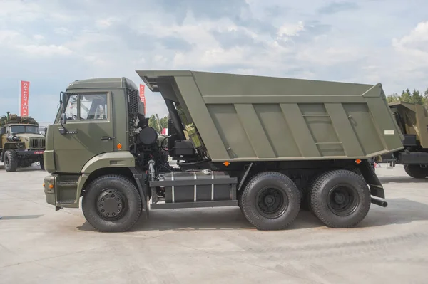 Grupo Militar Alabino Moscow Oblast Rusia Agosto 2017 Camión Volquete — Foto de Stock