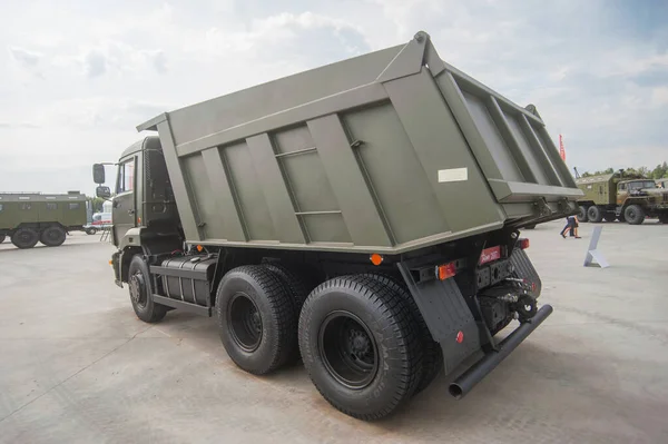 Military Ground Alabino Moscow Oblast Russia Aug 2017 Russian Truck — Stock Photo, Image