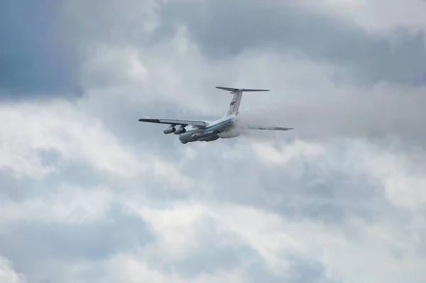 Military Ground Alabino Oblast Moscova Rusia Aug 2017 Avioane Rusești — Fotografie, imagine de stoc