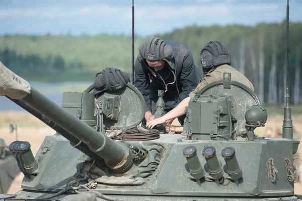 Territoire Militaire Alabino Moscou Oblast Russie Août 2017 Véhicule Combat — Photo