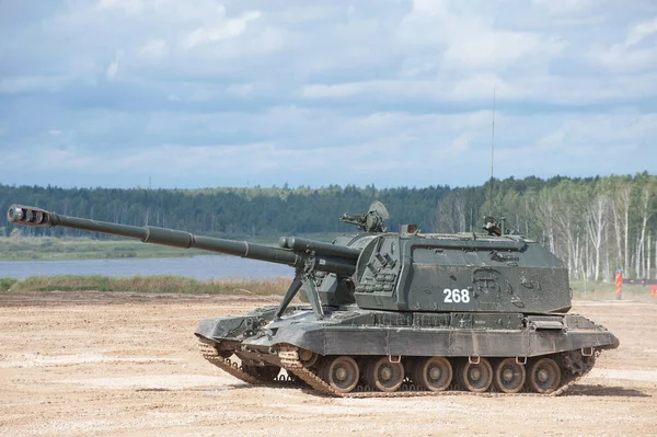 Militära Ground Alabino Moscow Oblast Ryssland Aug 2017 Den Ryska — Stockfoto