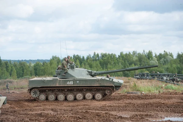 Territoire Militaire Alabino Moscou Oblast Russie Août 2017 Destroyer Char — Photo