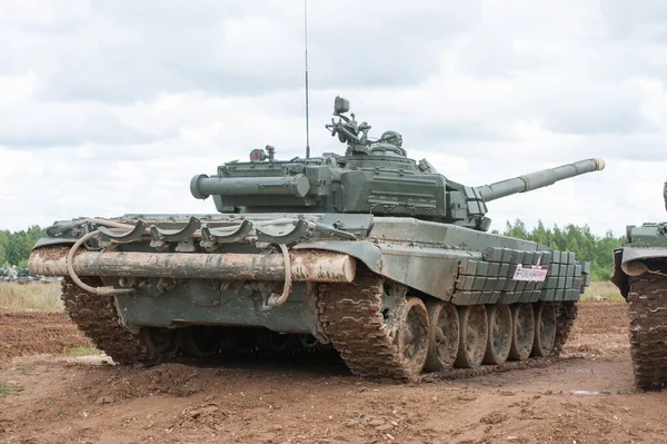 Fondo Militar Alabino Moscow Oblast Rusia Agosto 2017 Tanque Principal — Foto de Stock