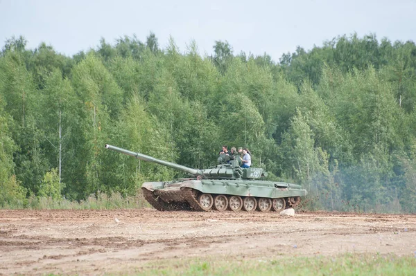 Militära Grund Alabino Moscow Oblast Ryssland Aug 2017 Ryska Huvudtanken — Stockfoto