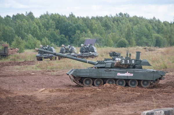 Territoire Militaire Alabino Moscou Oblast Russie Août 2017 Char Combat — Photo