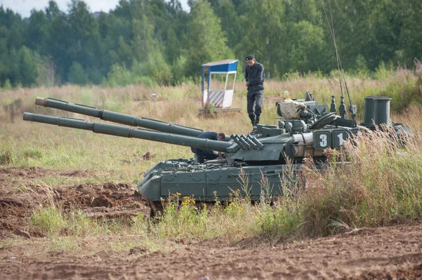 Militära Grund Alabino Moscow Oblast Ryssland Aug 2017 Rysk Gasturbin — Stockfoto