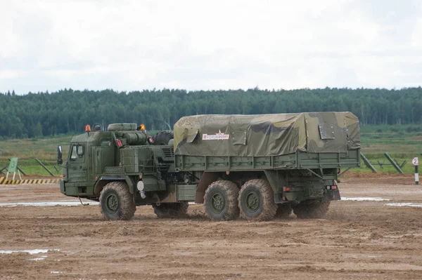 Militar Ground Alabino Moscow Oblast Rússia Agosto 2017 Caminhão Militar — Fotografia de Stock