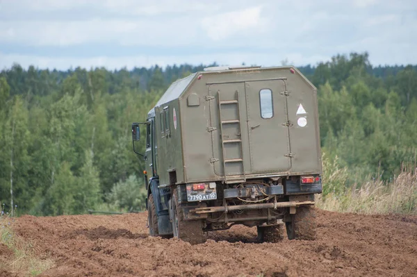Militära Grund Alabino Moscow Oblast Ryssland Aug 2017 Rysk Militär — Stockfoto