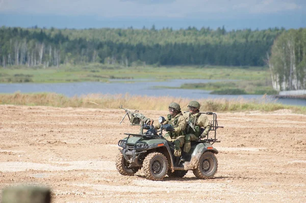 Militar Ground Alabino Moscow Oblast Rússia Agosto 2017 Forças Especiais — Fotografia de Stock