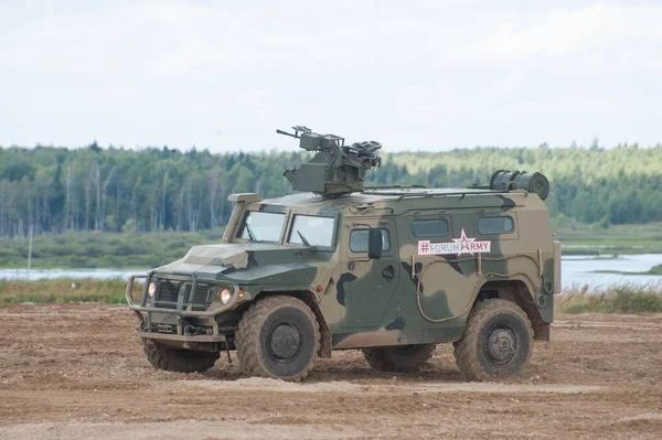 Alabino Moskau Oblast Russland Aug 2017 Der Russische Panzerwagen Tiger — Stockfoto