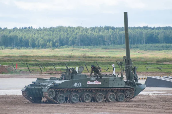 Militar Ground Alabino Moscow Oblast Rússia Agosto 2017 Argamassa 240 — Fotografia de Stock