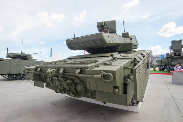 Alabino Moscow Oblast Russia Czerwca 2019 Nowy Rosyjski Czołg Bazie — Zdjęcie stockowe
