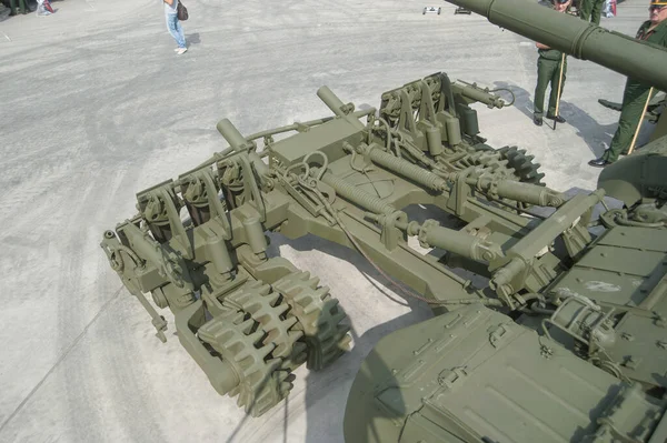 Militar Ground Alabino Moscow Oblast Rússia Ago 2017 Tanque Engenharia — Fotografia de Stock