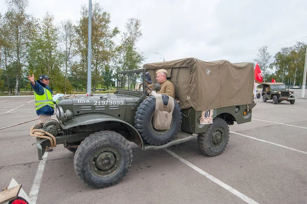 Kubinka Moscow Region Russia September 2020 Military American Retro Car — Stock Photo, Image