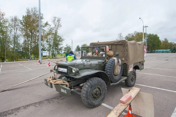 Kubinka Region Moskau Russland September 2020 Amerikanisches Militärauto Dodge Bei — Stockfoto