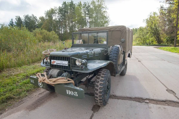 Kubinka Moskva Region Rusko Září 2020 Vojenský Americký Retro Vůz — Stock fotografie