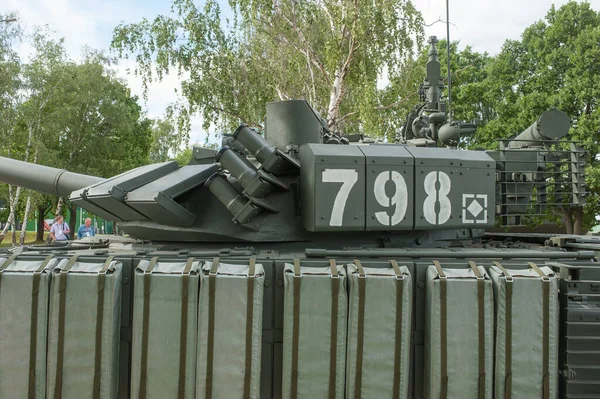 Alabino Moscow Region Russia June 2019 Russian New Main Tank — стоковое фото