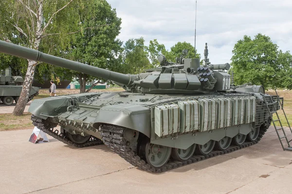 Alabino Região Moscow Rússia Junho 2019 Novo Tanque Russo Campo — Fotografia de Stock