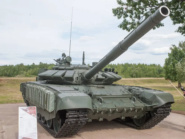 Alabino Moskva Region Rusko Června 2019 Ruský Hlavní Tank Cvičišti — Stock fotografie