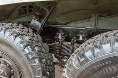 ALABINO, MOSCOW Bölgesi, RUSSIA - 25 Haziran 2019: Rus çoklu fırlatma roket sistemi 9K51M 