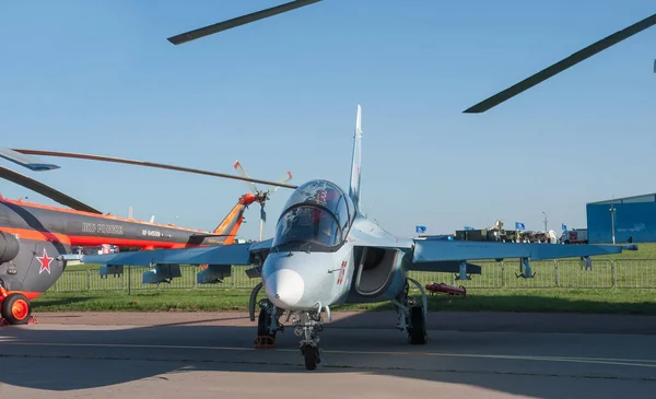 Zhukovsky Russia August 2019 Russian Combat Training Aircraft Yakovlev Yak — Stock Photo, Image