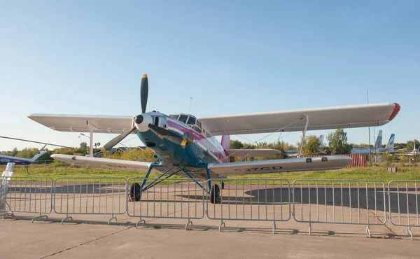 Zhukovsky Russia Серпня 2019 Одномоторний Білоруський 100 Турбогвинтовий Літак Борисфен — стокове фото