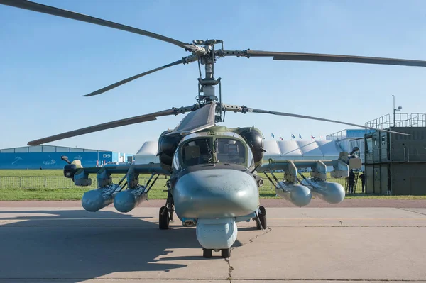 Zhukovsky Rusia Agosto 2019 Helicóptero Militar Ruso Kamov Alligator Hokum —  Fotos de Stock