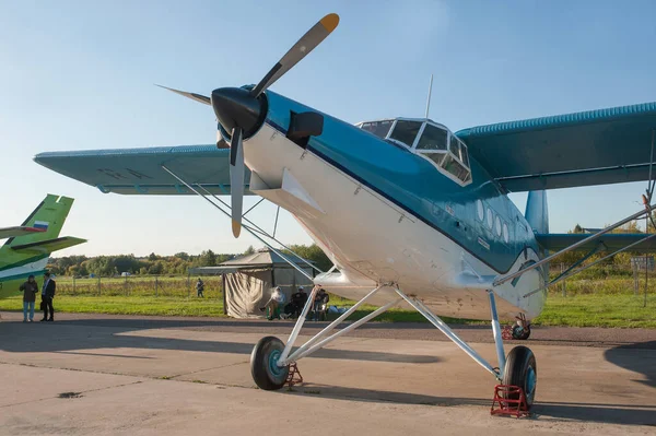 Zhukovsky Russia August 2019 Single Engine Russian Propeller Aircraft 301 — Stock Photo, Image