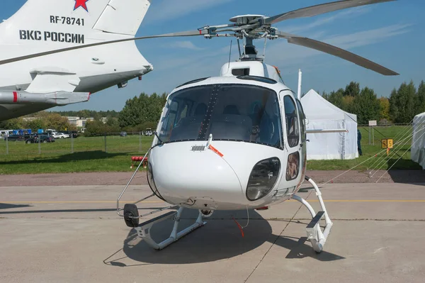 Zhukovsky Oroszország 2019 Augusztus Orosz Eurocopter As350 Helikopter Száma 07222 — Stock Fotó