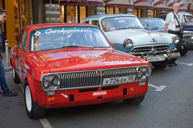 Sovyetler, sakız, Moskova hakkında ralli gorkyclassic araba dzintara volga gaz-24 yarış retro