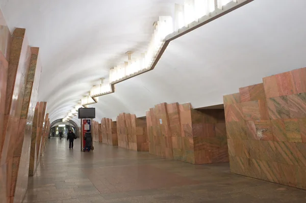 Station der Moskauer U-Bahn barrikadnaja — Stockfoto