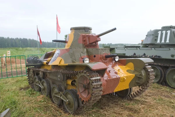 3rd International forum "motorlar Savaşı", Japon retro tank 2 Dünya Savaşı, "ha-go" — Stok fotoğraf