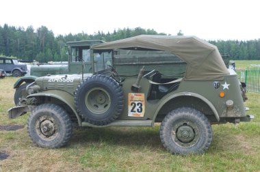 Retro araba dodge wc-57 komut araba 