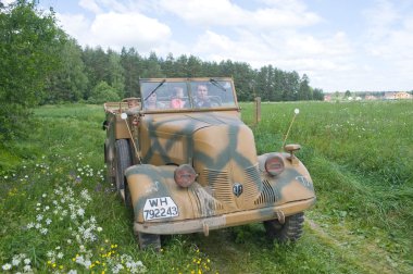 Alman otomobil fenomen granit-1500a (kfz.70), şehir chernogolovka, moscow region yakınındaki 