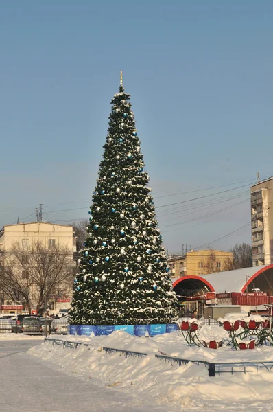 Новогодняя елка в Москве — стоковое фото