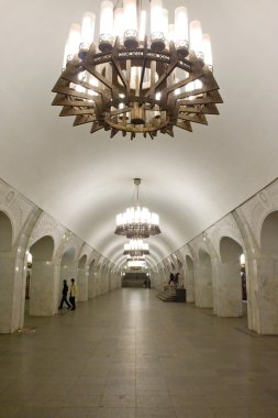 Moskova metro istasyonu 