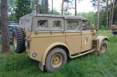 İngiliz komutanın araba Humber Fwd toplantısında 3 Uluslararası 