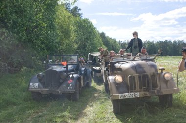 Stop German retro cars Steyr and Horh-901