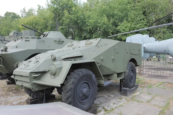 Radziecki Btr-40 w centrum zbrojnych sił Muzeum, Moskwa — Zdjęcie stockowe