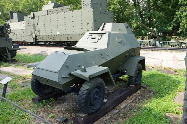 Coche blindado soviético BA-64 en el Museo de las Fuerzas Armadas Centrales — Foto de Stock