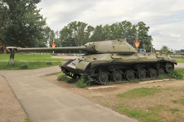 The tank Museum in suburban  Snegeri heavy tank Joseph Stalin Is-3 — Zdjęcie stockowe