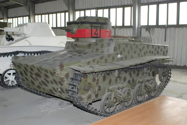 Lichte Sovjet-tank T-37a in het Museum van gepantserde voertuigen, Koebinka, Moscow region, Rusland — Stockfoto