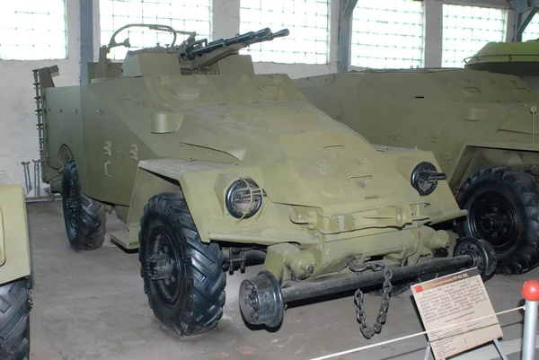 URSS BTR-40A (JD) no Museu de veículos blindados, Kubinka, região de Moscou, RÚSSIA — Fotografia de Stock