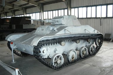 Sovyet hafif tank T-60 zırhlı araçlar, Kubinka, Moscow region, Moscow Region, Rusya Müzesi'nde