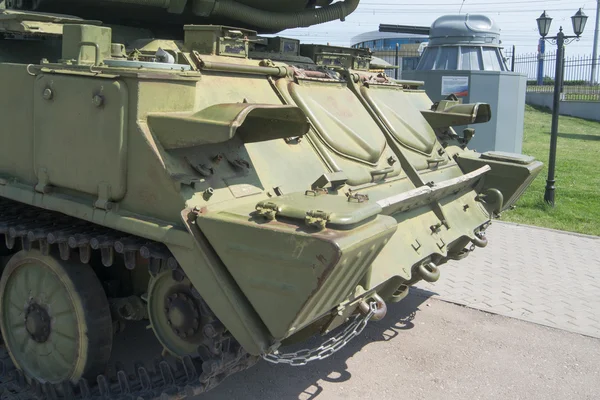 Sovjet-Unie anti-vliegtuigen raketten systeem leger lucht verdediging kubus-M1 (door NAVO-classificatie Sa-6 Gainfu), het Museum van wapens van Tula, de voorkant van het apparaat — Stockfoto